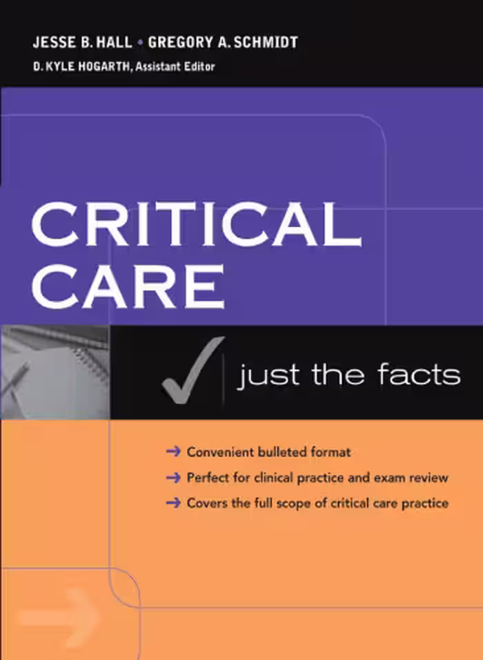 خرید و دانلود نسخه کامل کتاب Critical Care Medicine Just the Facts