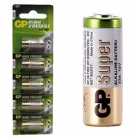 باتری دزدگیری 23A آلکالاین پک 5 عددی GP