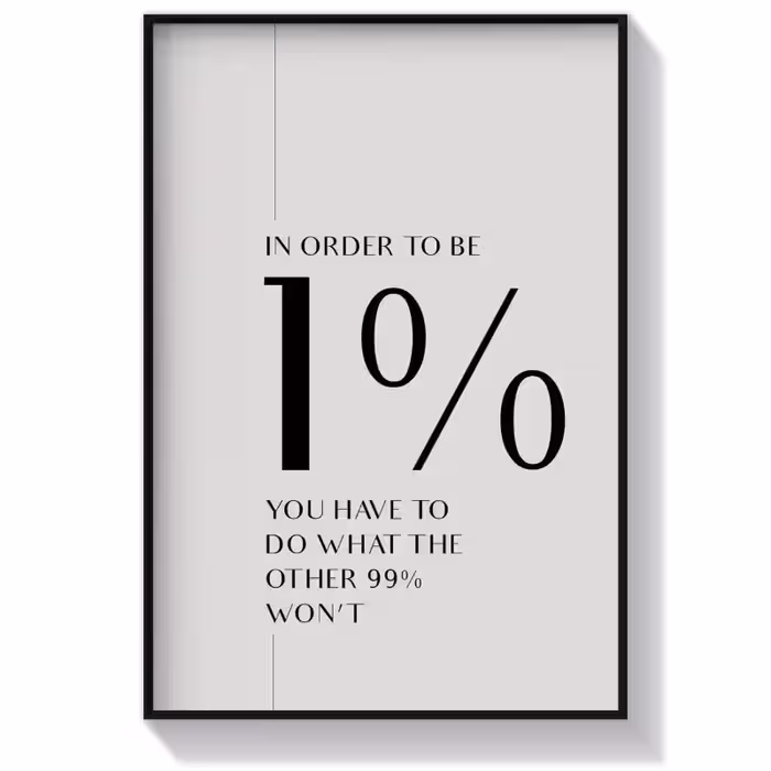 تابلو متن طرح 1%