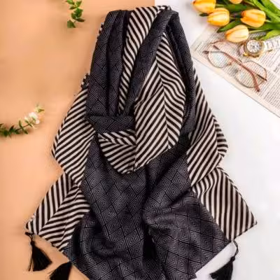 شال نخی طرح سادیسا
