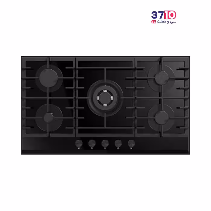 اجاق گاز صفحه‌ای اسنوا SNOWA مدل SGH5-7203G شیشه مشکی