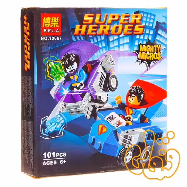 ساختنی لگو سوپرمن و بیزارو 10667