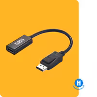 تبدیل DISPLAYPORT به HDMI کی نت پلاس طول 0.2 متر