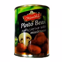 کنسرو لوبیا چیتی با قارچ شاهسوند 380 گرمی