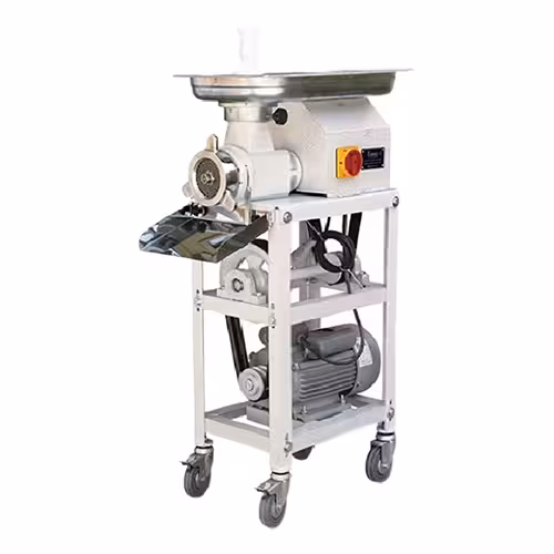 چرخ گوشت تسمه ای سایز 32 الکتروکار مدل EC16 گلویی چدنی