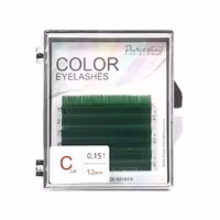 مژه والیوم پرفکت مینی رنگ سبز سایز13