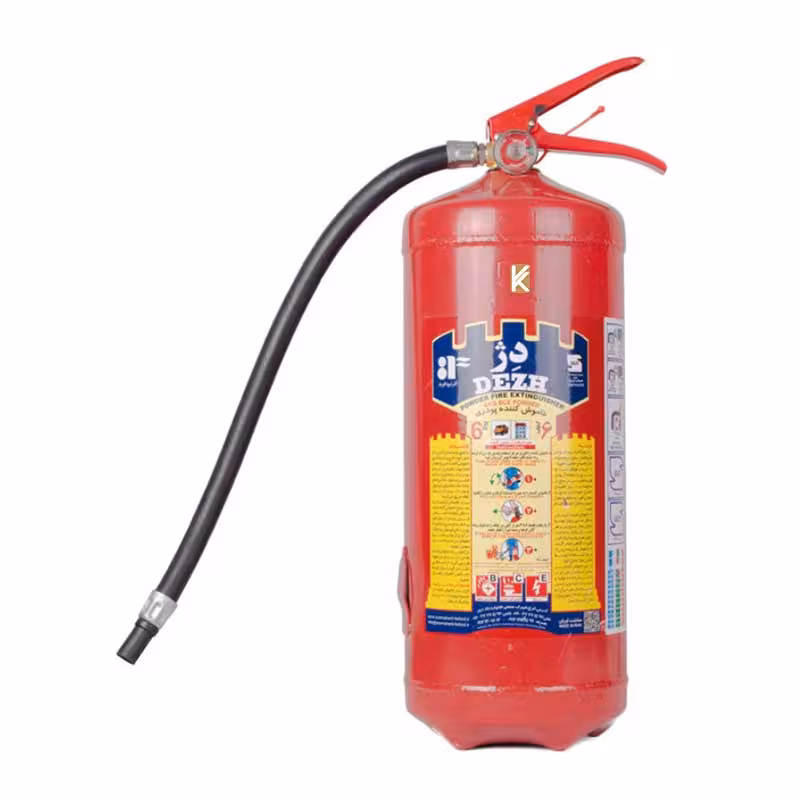 کپسول آتش نشانی (پودری) شش کیلوگرمی دژ