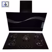 ست هود و اجاق گاز صفحه ای نوریس مدل AZ 121