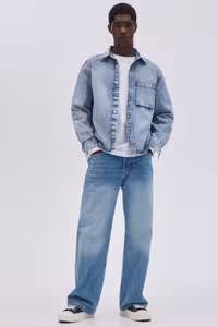 شلوار جین مردانه مستقیم اورجینال H&M
