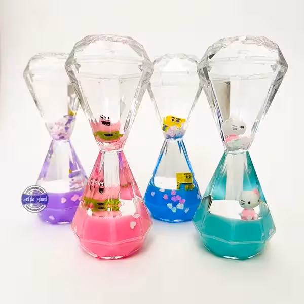 ساعت شنی روغنی رنگ پاستیلی