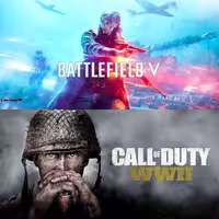 خرید اینترنتی اکانت قانونی بازی Battlefield V و   Call Of Duty WW2 Gold Edition برای PS4 و PS5