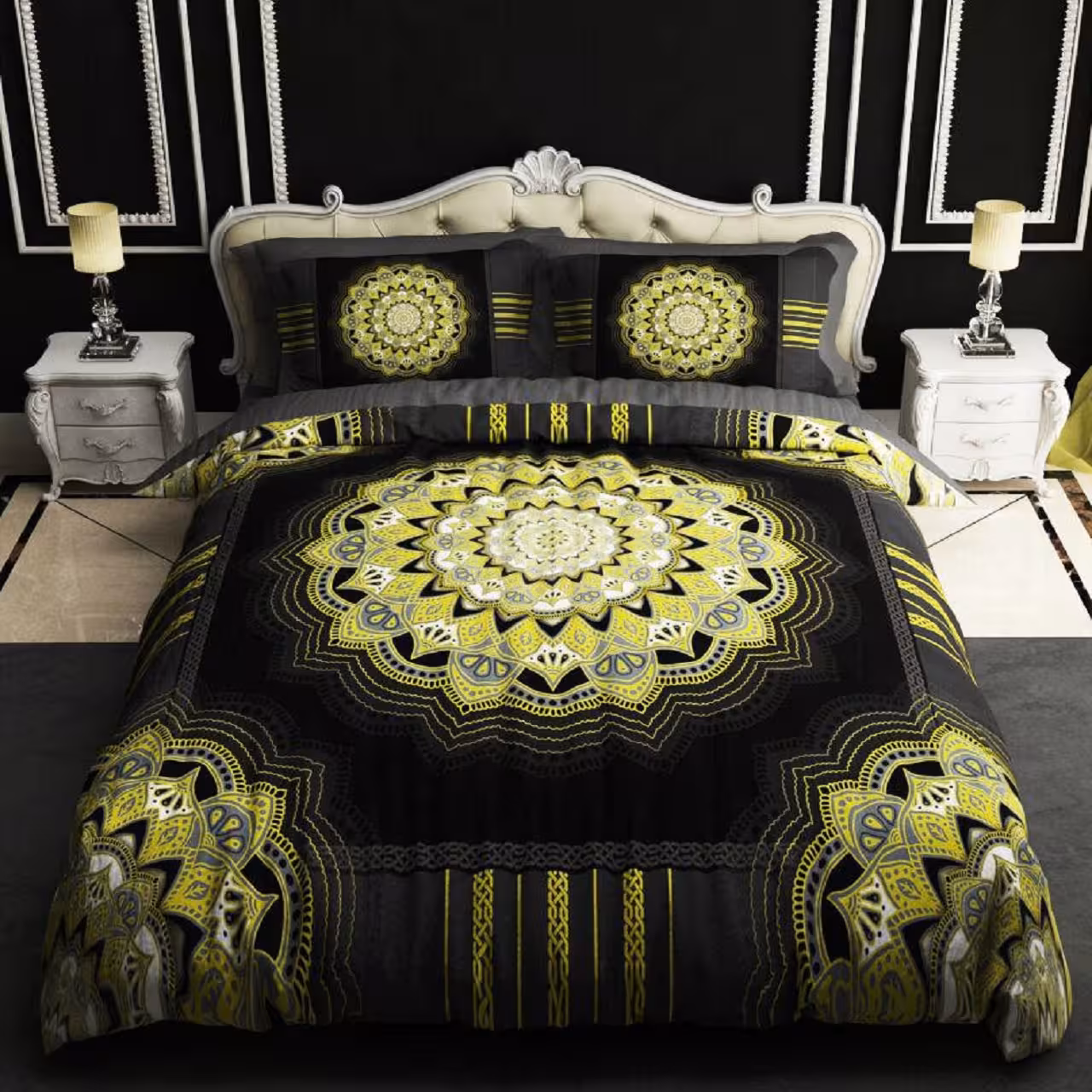 سرویس لحاف روتختی ترکسان کد D253 دو نفره 6 تکه