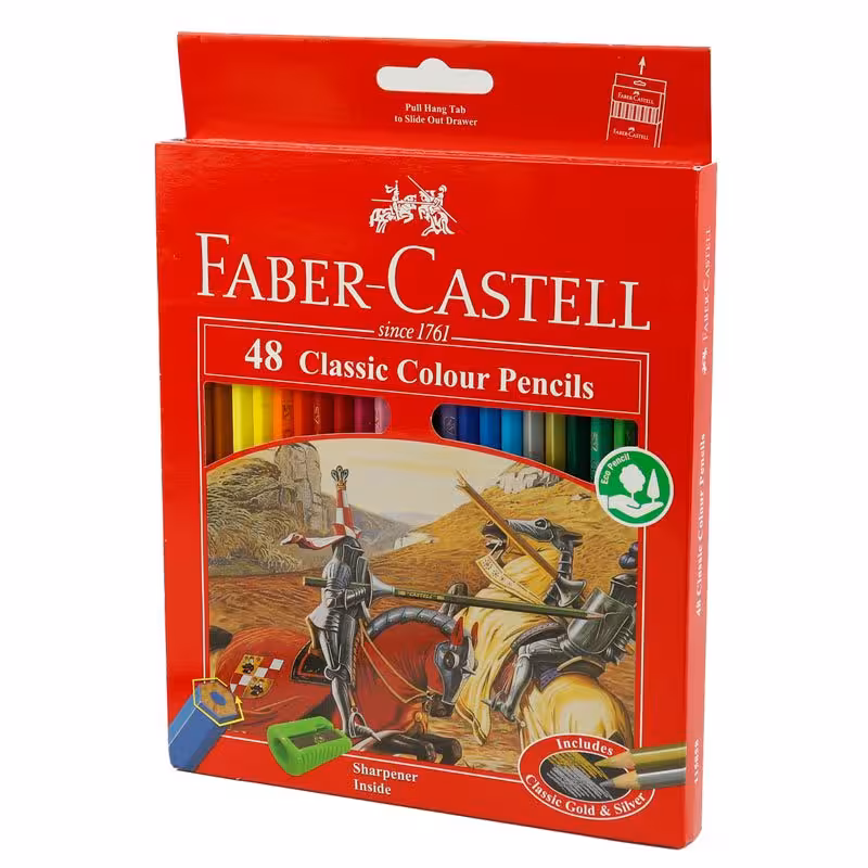مداد رنگی 48 رنگ فابر کاستل Faber-Castell 115858