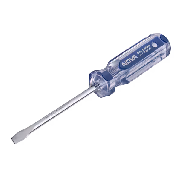 پیچ گوشتی دسته کریستالی دو سو تکی نووا 150×6مدل 1128