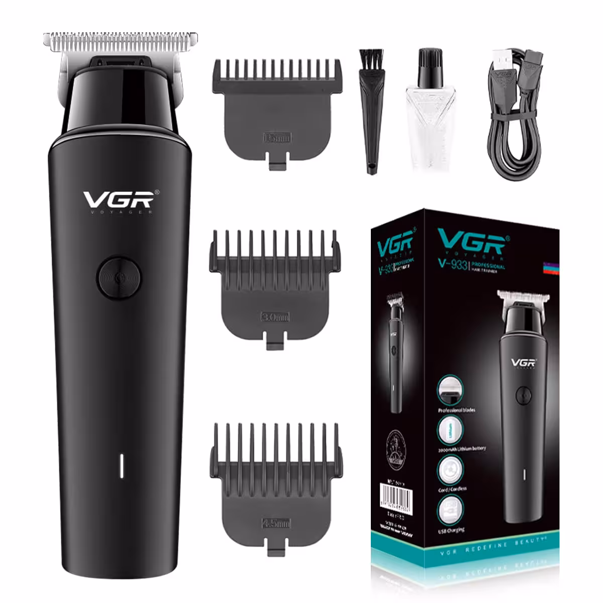 ماشین اصلاح صفر زن و خط زن وی جی آر مدل VGR V-933