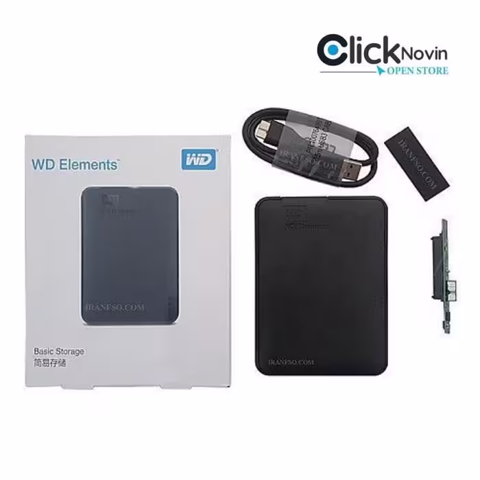 باکس هارد 2.5 اینچی WD Elements درگاه USB3