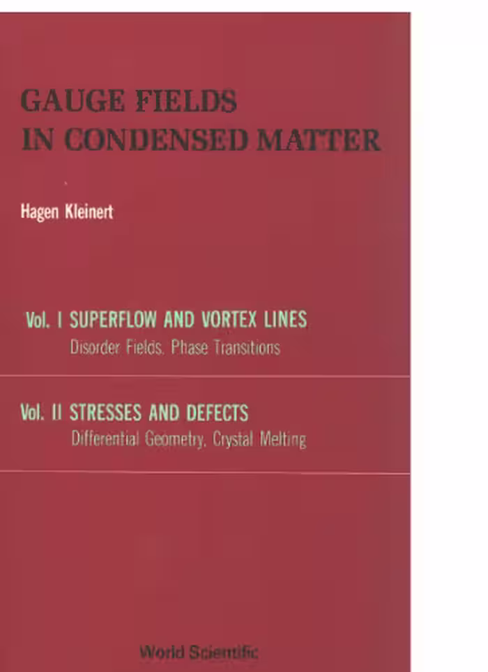 خرید و دانلود نسخه کامل کتاب Gauge Fields in Condensed Matter