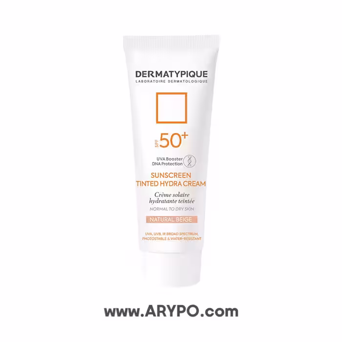 ضد آفتاب رنگی پوست خشک  SPF50 درماتیپیک بژ طبیعی