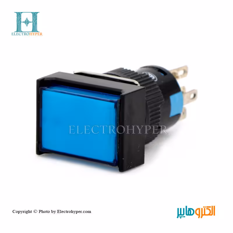 کلید چراغدار صنعتی مستطیل