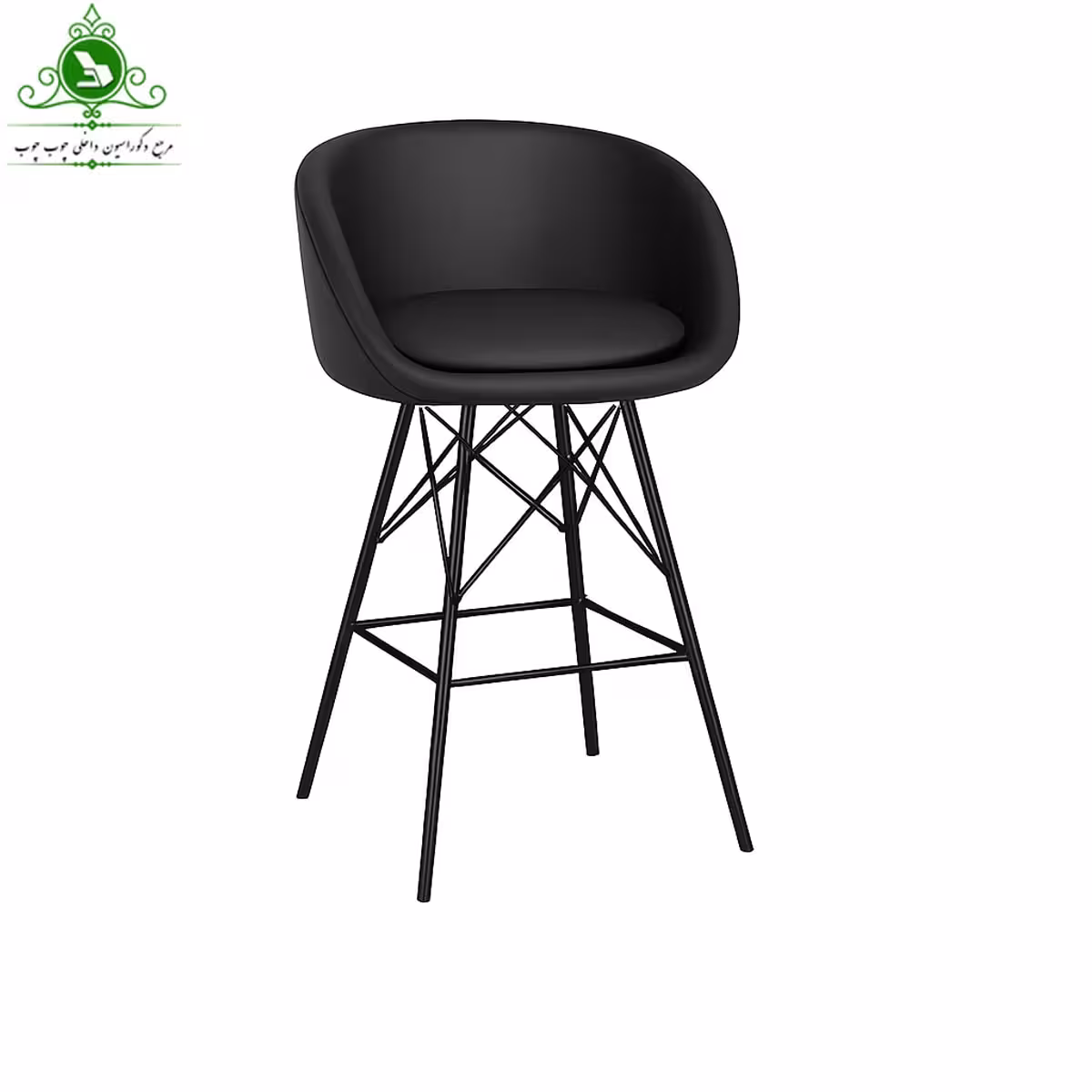 صندلی اپن مدل لگنی پایه ایفلی فلزی