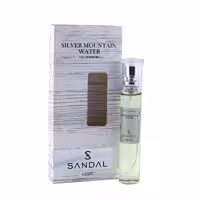 عطر جیبی مردانه صندل مدل سیلور واتر حجم 25 میلی لیتر