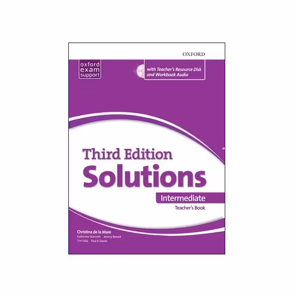 کتاب معلم سولوشنز اینترمدیت ویرایش سوم Solutions Intermediate Teacher’s Book Third Edition