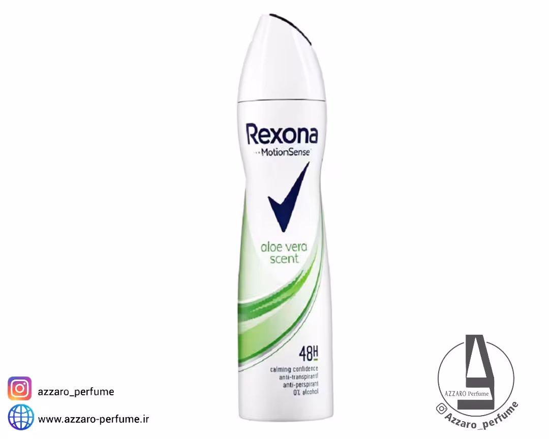 اسپری ضد تعریق زنانه رکسونا مدل آلوئه ورا حجم 200 میل