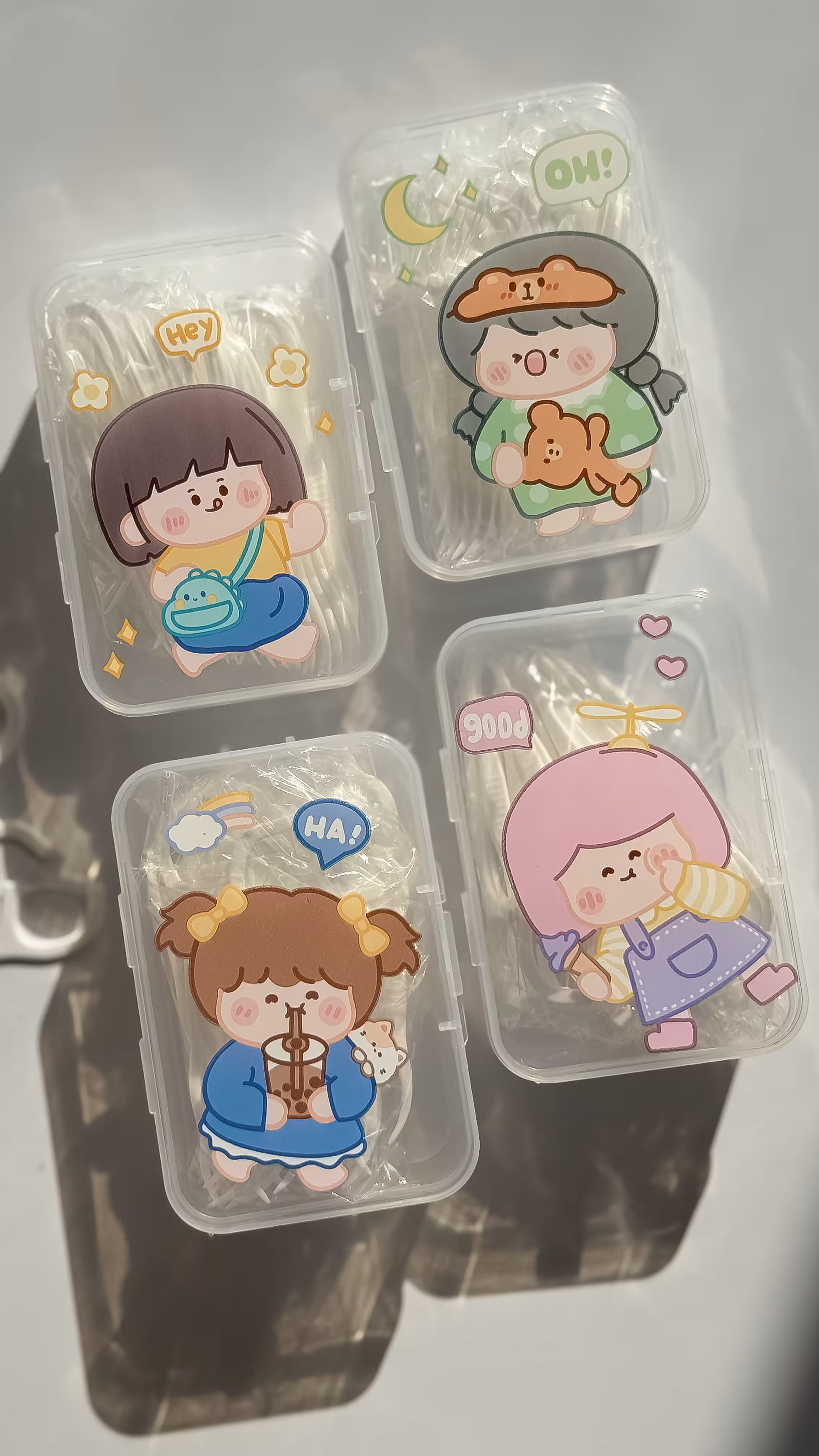 نخ دندان کمانی همراه جعبه فانتزی