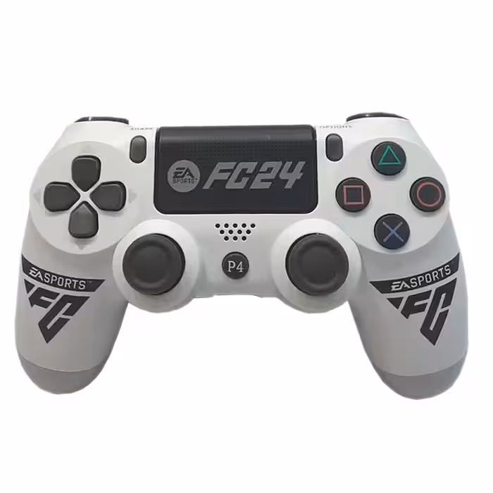 کنترلر بی سیم ps4 برند PLAY X طرح FC24 Blanc