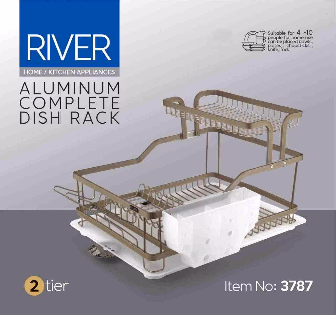 آبچکان دو طبقه رومیزی ریور RIVER کد 3787 انتیک