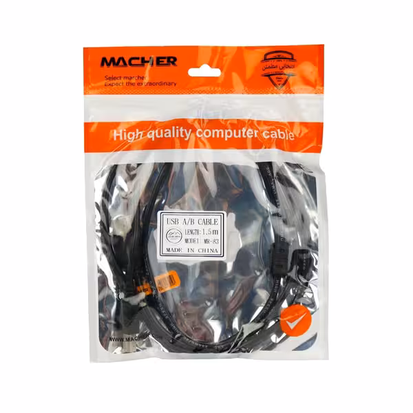 کابل پرینتر 1.5 متری MACHER مدل MR-83