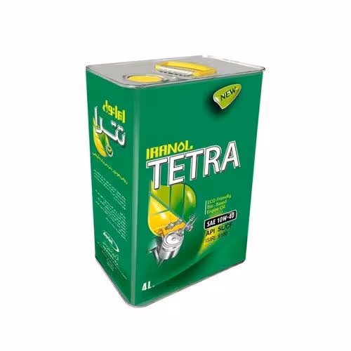 روغن موتور 10W-40 ایرانول مدل تترا SL حجم 4 لیتر