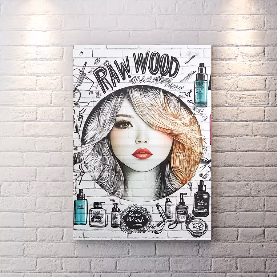 تابلو دکوراتیو سالن زیبایی HQCs-2774