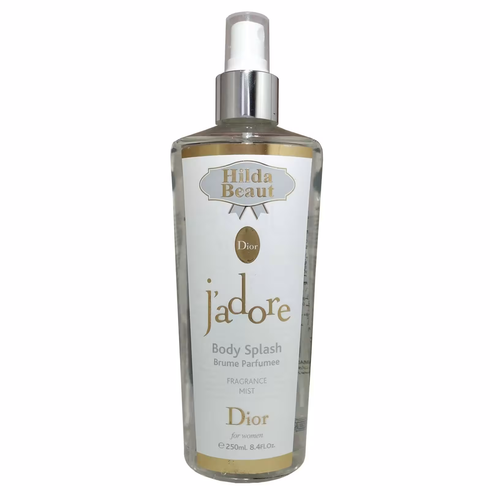 بادی اسپلش هیلدا بیوت دیور جادور Hilda Beaut DIOR JADORE Body Splash حجم 250 میلی لیتر