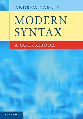 کتاب Modern Syntax A Coursebook
