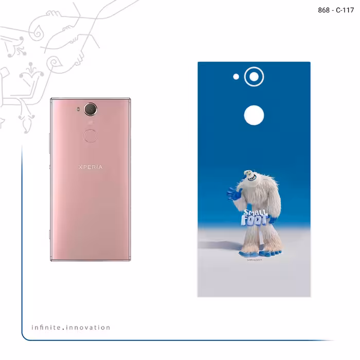 برچسب پوششی ماهوت مدل Smallfoot مناسب برای گوشی موبایل سونی Xperia XA2