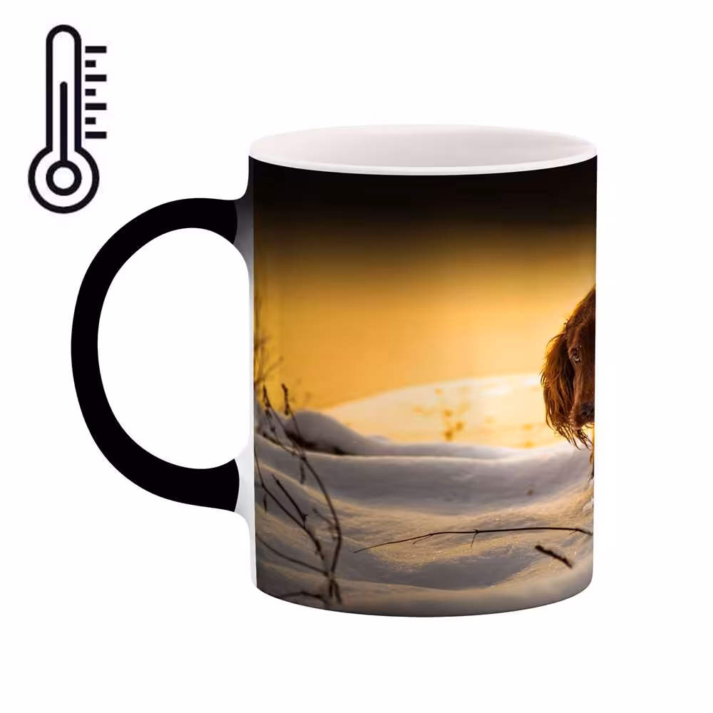 ماگ حرارتی کاکتی طرح سگ مدل mgh17273