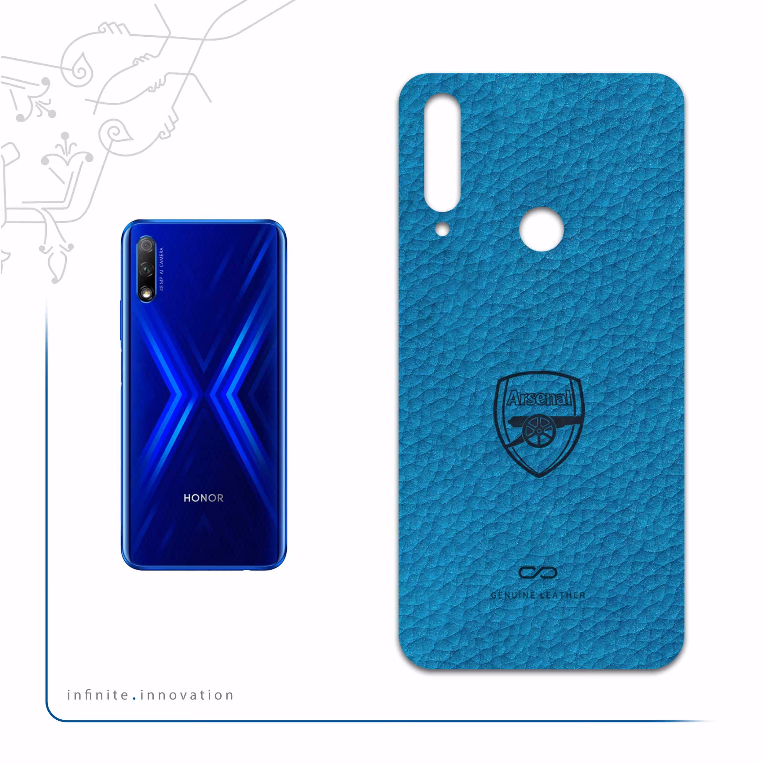 برچسب پوششی ماهوت مدل BL-ARSNL مناسب برای گوشی موبایل آنر 9X