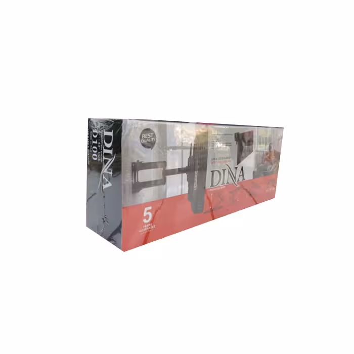 پایه دیواری تلویزیون دینا متحرک تک بازو مناسب تلویزیون های 17 تا 43 اینچ