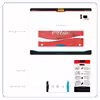 برچسب پوششی ماهوت مدل Coca-Cola-Logo مناسب برای تبلت سامسونگ Galaxy Tab S 10.5 2014 T800
