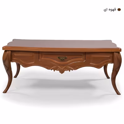 میز پذیرایی میز چوب مدل پیچک مجموعه 4 عددی