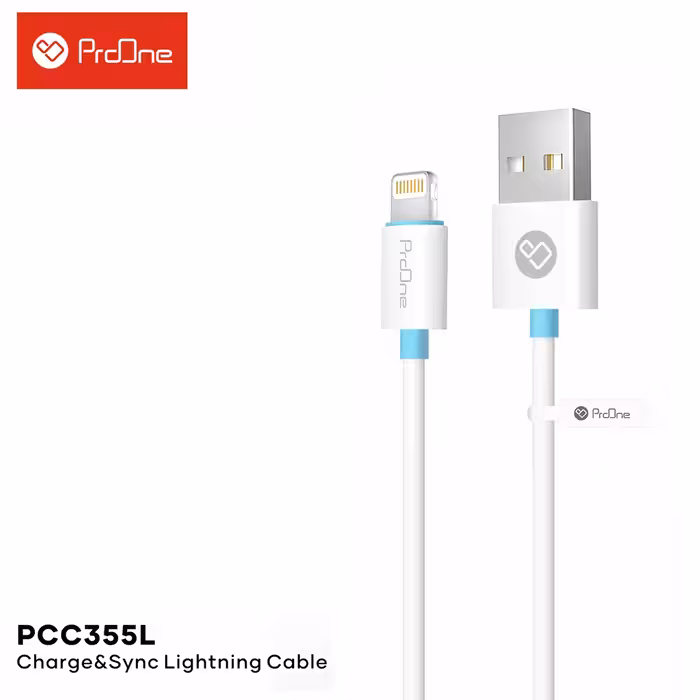 کابل تبدیل USB به لایتنینگ پرووان مدل PCC355L طول 1 متر