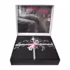 سرویس روتختی کاتن باکس مدل sarita-bordo دو نفره 6 تکه