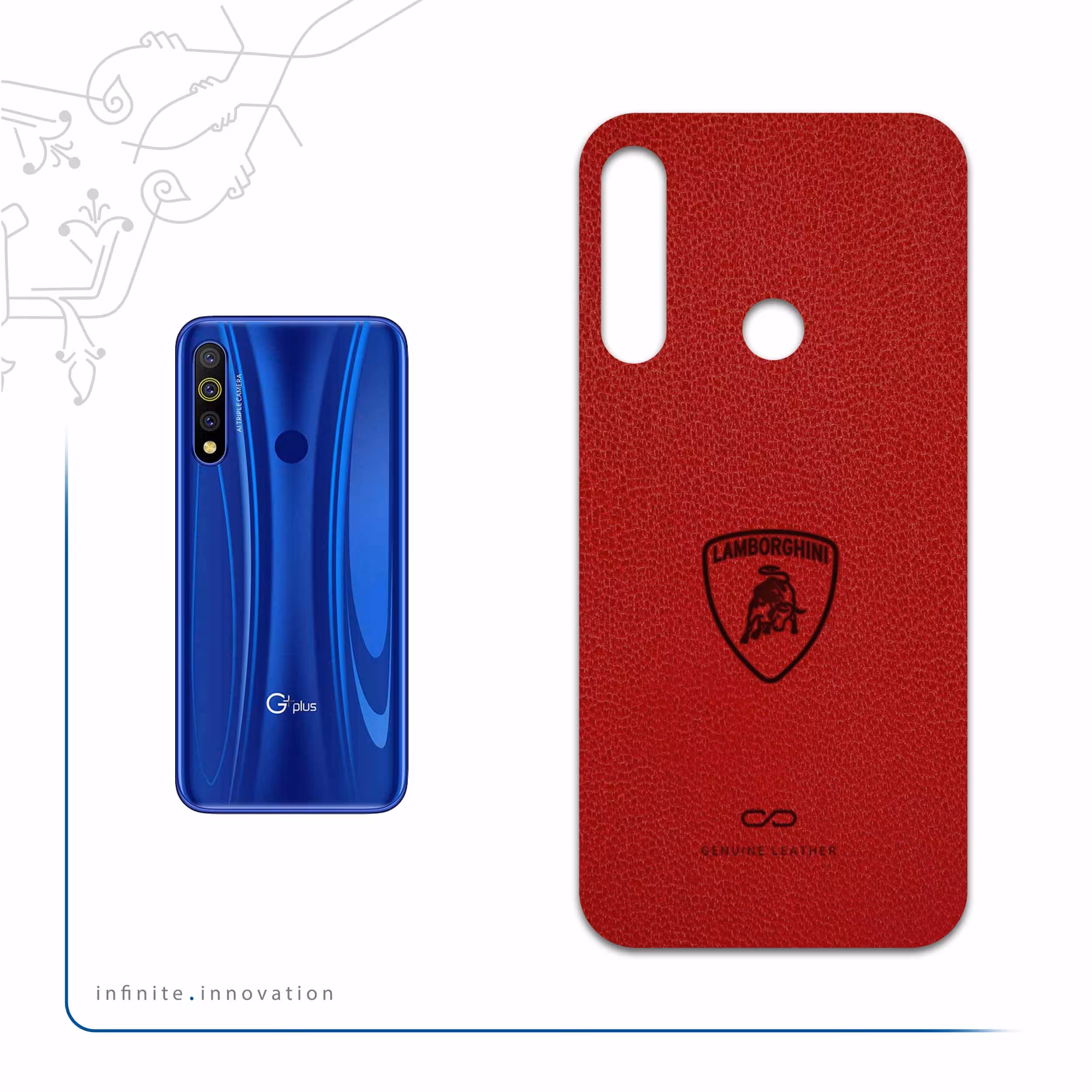 برچسب پوششی ماهوت مدل RL-LMBRGHNI مناسب برای گوشی موبایل جی پلاس P10