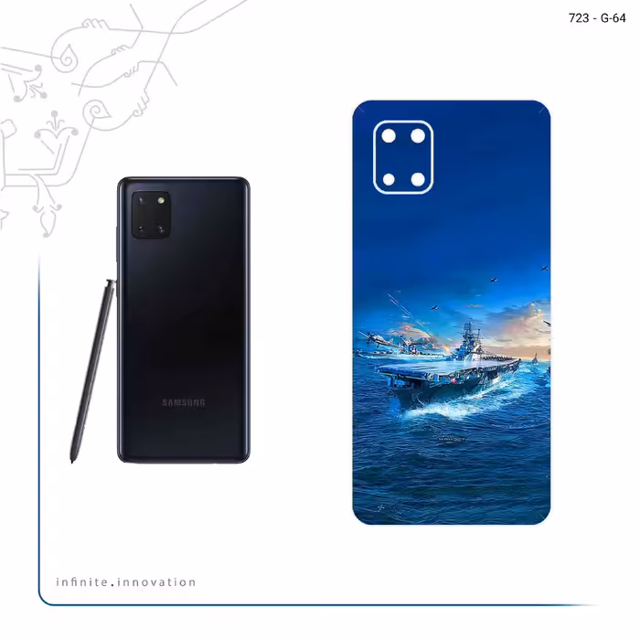 برچسب پوششی ماهوت مدل Warship مناسب برای گوشی موبایل سامسونگ Galaxy Note 10 Lite