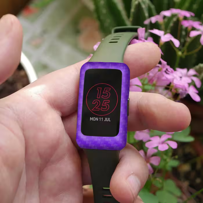 برچسب ماهوت طرح Purple-Fiber مناسب برای ساعت هوشمند هوآوی Band 7