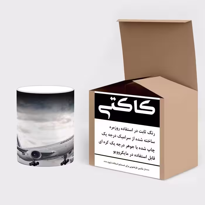 ماگ حرارتی کاکتی طرح هواپیمای جنگنده مدل mgh20325