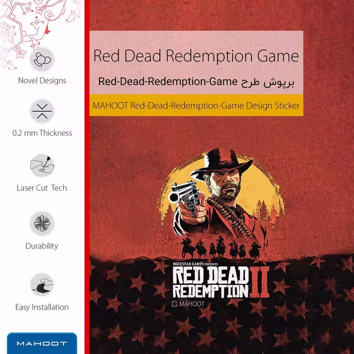 برچسب پوششی ماهوت مدل Red-Dead-Redemption-Game مناسب برای تبلت اپل iPad 2 2011 A1397