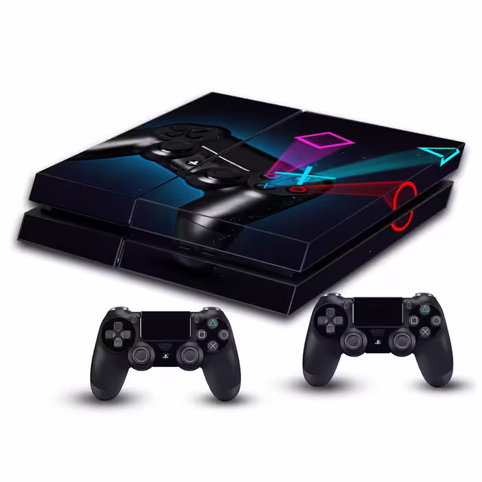 برچسب کنسول بازی مدل PS4 کد 129 مجموعه 12 عددی