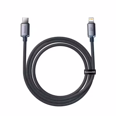 کابل USB-C به لایتنینگ باسئوس مدل Crystal Shine طول 2 متر